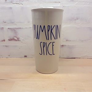 Rae Dunn PUMPKIN SPICE travel mug coffee tumbler